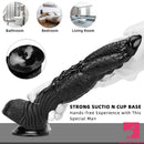 14.56in Women Big Black Thick Long Dragon Fantasy Monster Dildo