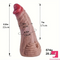 8.8in Real Looking Silicone Flexible Dildo For Male Female Stimulation