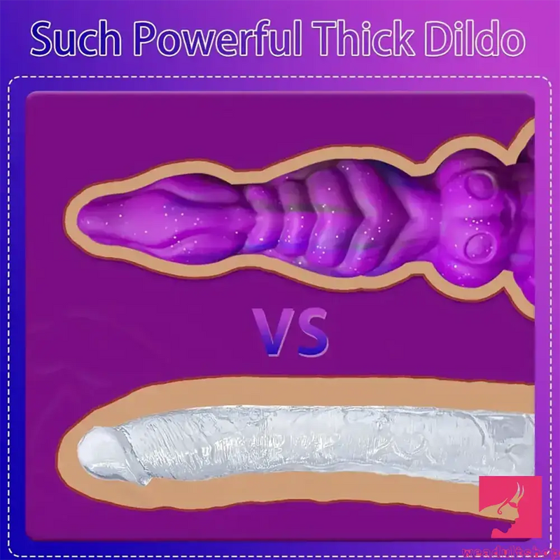 9.4in Soft Liquid Silicone Big Alien Dildo For Sex Orgasm Adult Toy