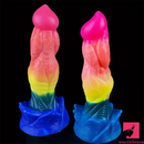 8.07in Silicone Fantasy Monster Big Soft Dildo For G-Spot Anal Orgasm