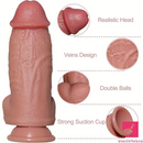 8in Premium Realistic Large PVC Dildo For Couples Solo Sex Love