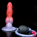 8.27in Fantasy Monster Squirting Dragon Big Silicone Flexible Dildo