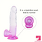 7.87in Realistic Women Men Sex Dildo For Masturbation With Suction Cup