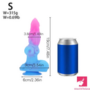 7.48in 8.46in 9.84in Fantasy Big Dog Penis Animal Silicone Flexible Dildo