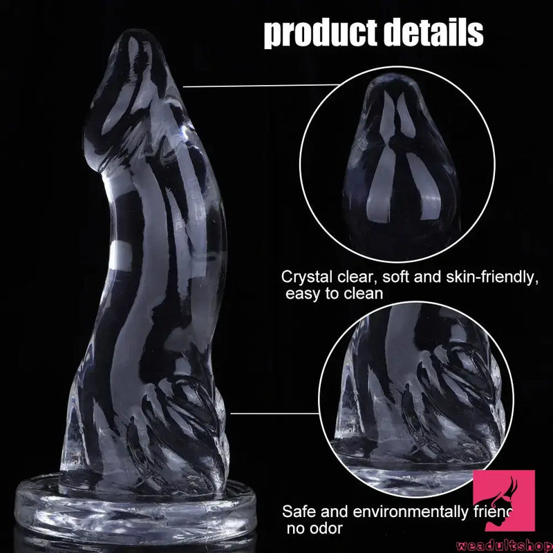 7.48in 8.46in 9.44in Clear Big Dildo Sex Toy For Sex Orgasm Pleasure