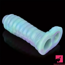 5.39in Lifelike Silicone Soft Dildo Sleeve Snake Luminous Cock Extender