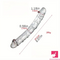 6.49in 8.26in Glass Dual Heads Dildo For Anal Vaginal Orgasm