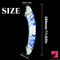 11.02in Clear Elegant Double Heads Glass Crystal Large Dildo For Anus