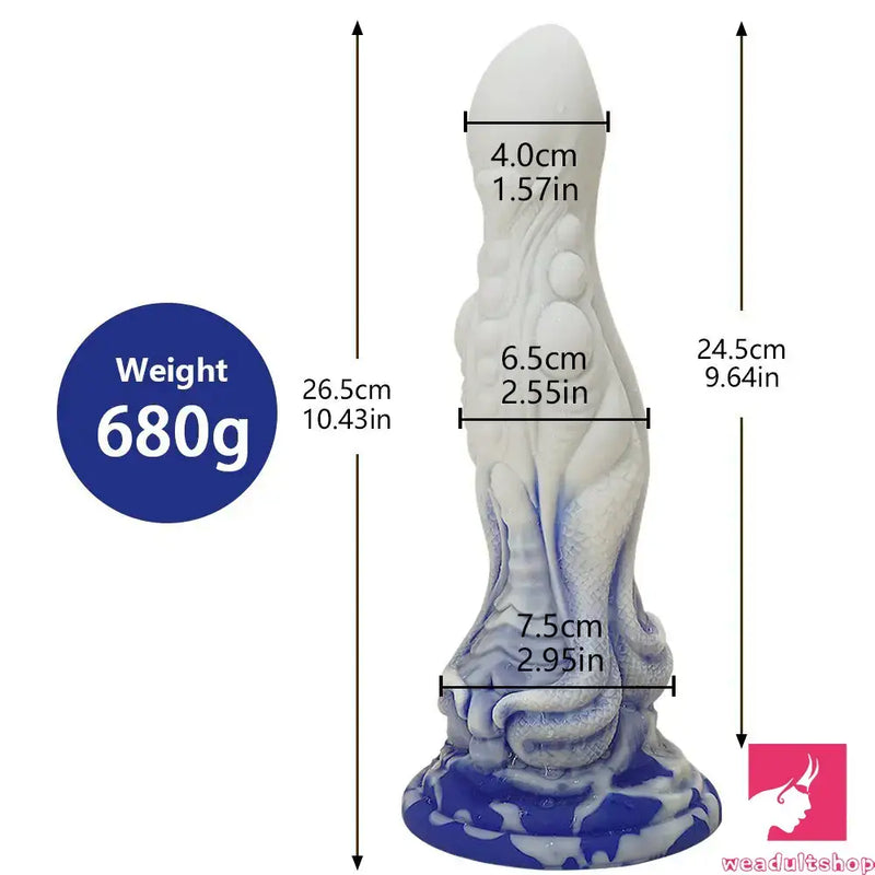 10.43in Big Dragon Monster Silicone Dildo For Anal Vaginal Sex Love