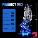 8.66in Clear Huge Spiked Monster Fantasy Dildo For Women Love Adult