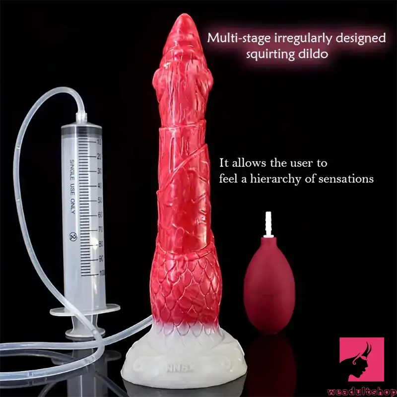 8.46in Body Safe Silicone Big Soft Dragon Suction Cup Dildo For Women