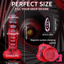 9.25in Retractable Heating Remote Control Vibrating Soft Dildo