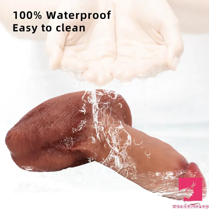 9.25in 10.23in Premium Soft Liquid Silicone Big Real Dildo For Female