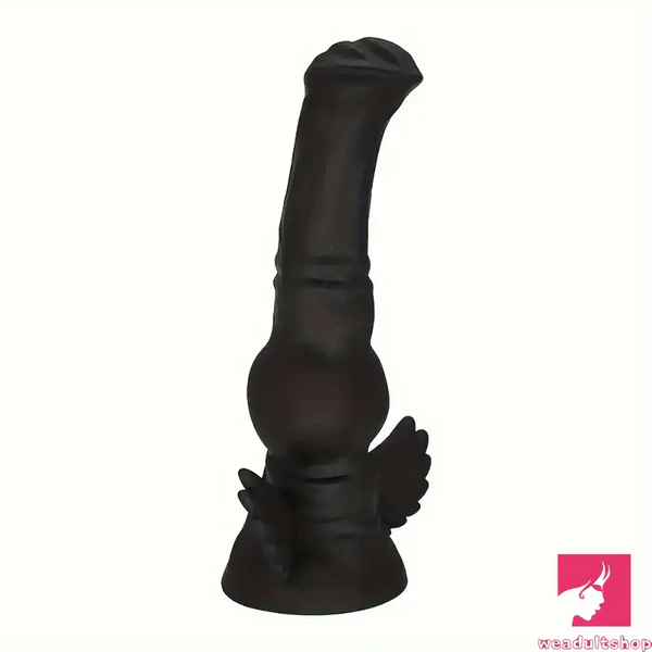 7.68in Fantasy Silicone Soft Horse Penis Dildo For Anal Clit Sex