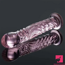 6.69in Realistic Pink Threaded Glass Dildo For Female Sex Toy