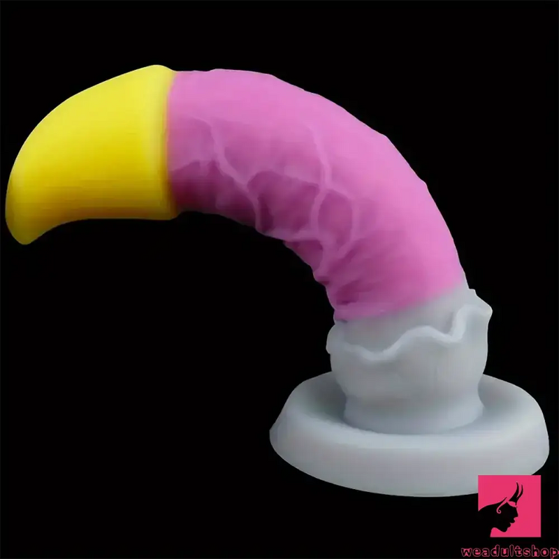 8.5in Brush Silicone Big Soft Dildo For Women Men Couple Female Sex