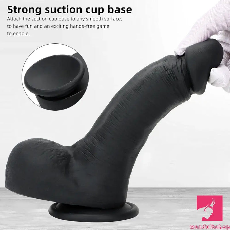 8.07in Top Quality Silicone Soft Mixed Color Dildo For Sex Toy Anus