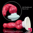 8.27in 9.2in 10.8in Fantasy Dog Cock Silicone Big Knot Soft Male Dildo