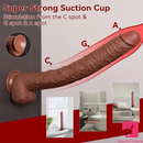 16.93in Realistic Long Large Silicone Soft Dildo For Advanced Sex Player