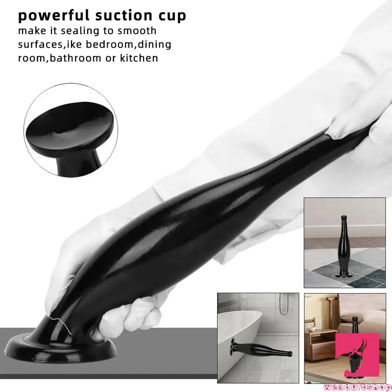 6.7in 11.41in Women Men Big Black Thick Beer Bottle Dildo For Anal Clit