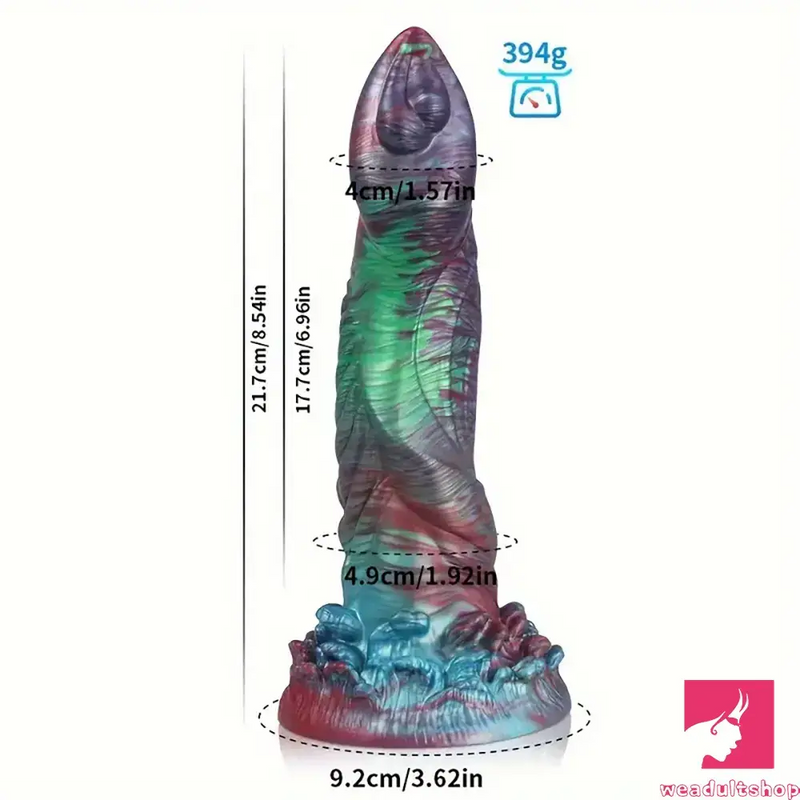 8.54in Fantasy Monster Big Dildo Sex Toy For Increased Orgasm