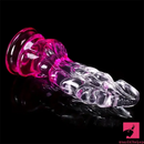 8.66in Clear Huge Spiked Monster Fantasy Dildo For Women Love Adult