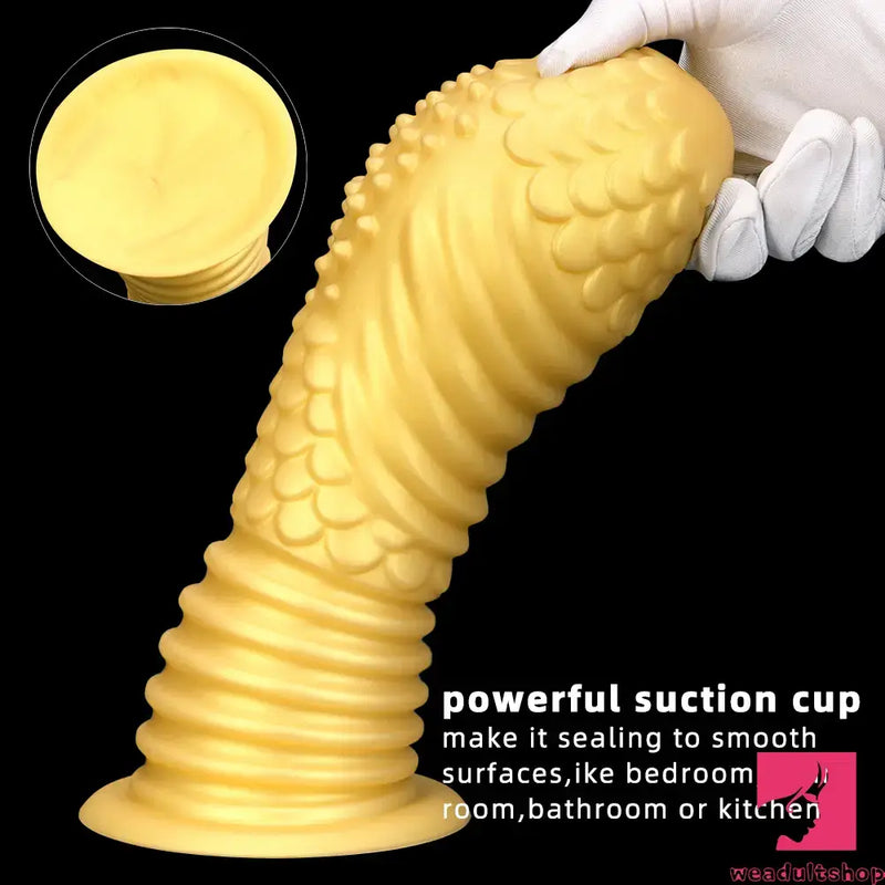 6.1in 8.46in 10.43in Soft Real Silicone Thick Fantasy Butt Plug Dildo