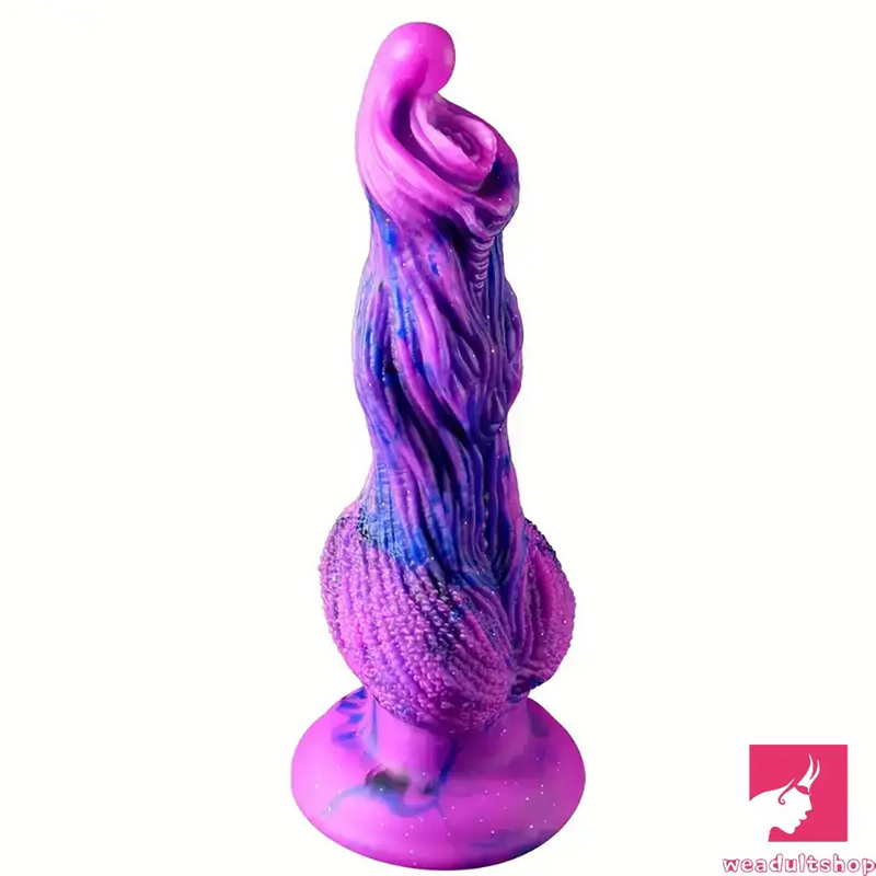 9.8in Fantasy Animal Soft Silicone Dog Monster Dildo For Anal Sex Play