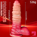 8.26in Liquid Silicone Real Big Soft Dildo For Anal Vaginal Love Toy