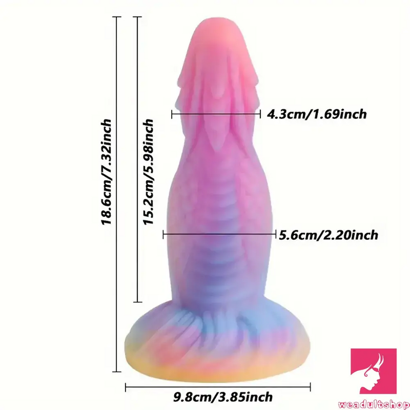 High-Quality Night-Glowing Liquid Silicone Odd Monster Dildo