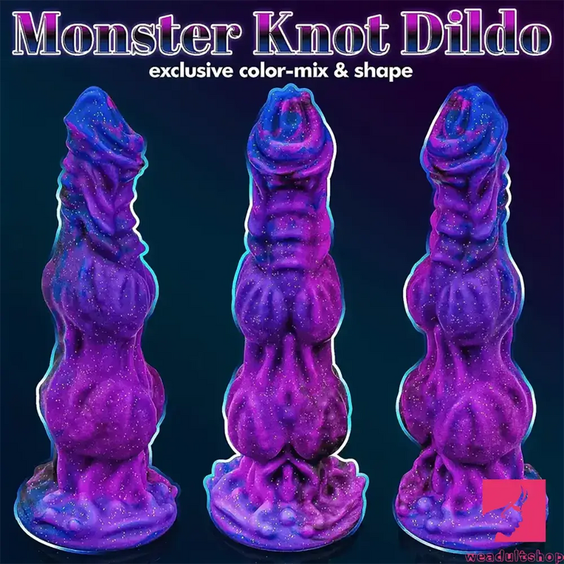 9.65in Fantasy Soft Silicone Monster Dildo For Couples Sex Love Toy