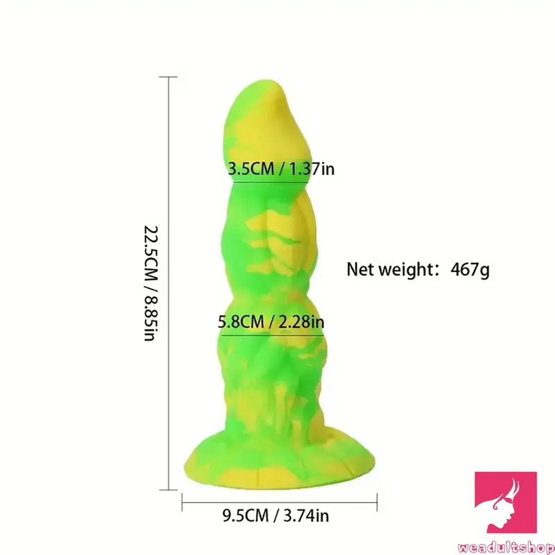 8.85in Monster Anal Silicone Fantasy Big Dildo For Female Vagina