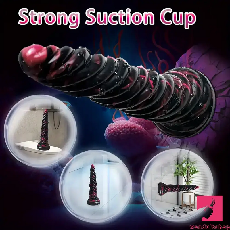 9.8in Fantasy Spiral Cock Dildo Butt Plug For Women G Spot Love Sex