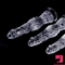 9.5in 10.7in 11.8in Clear Crystal Huge Animal Dildo For Love Adult Toy