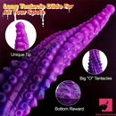 10in Big Octopus Tentacle Silicone Soft Dildo For Anus Vagina