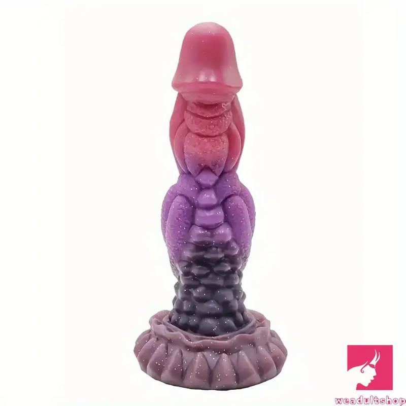 8.66in Silicone Soft Big Monster Dildo For Women Men Clit Dilator