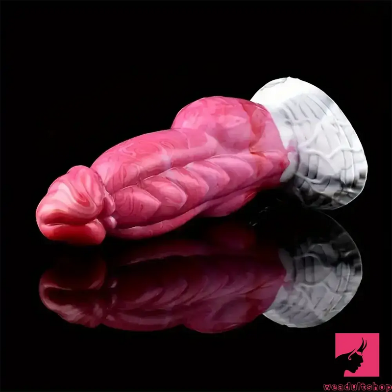 7.67in Fantasy Monster Silicone Soft Dildo For Vagina With Big Knot