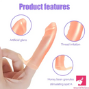 3.42in Middle Finger Sleeve Cock Dildo For Anal Prostate Vagina