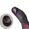 9.44in Lifelike Ebony Fat Silicone Large Soft Real Dildo With Suction Cup