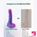 7.48in Fantasy Monster Silicone Dildo For Anus Sex Hand-Free Play