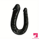 5.51in U-shaped Double Headed Penis Real Dildo For G-Spot Sex