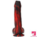 8.46in Large Uncut Silicone Soft Mixed Color Dildo For Women Sex Toy