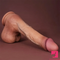 6.1in 7.87in 10.24in Realistic Liquid Silicone Soft Dildo For Women Men