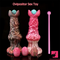 7.99in Silicone Soft Big Knot Alien Ovipositor Dildo For Female Lay Eggs