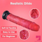 9.45in Unisex Big Silicone Soft Dildo For Prostate Stimulation Vaginal Sex