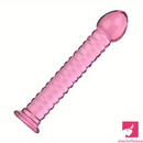 7.09in 7.28in 7.48in Clear Unisex Glass Crystal Dildo For G Spot Orgasm