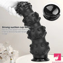 6.7in 9.84in 13.38in Super Black Animal Octopus Female Anal Plug Dildo