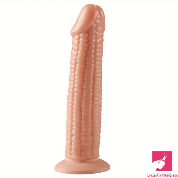 7.09in Real Vegetable Corn Dildo For Women Vagina Sex With Sucker