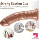 8.3in Soft Flexible Silicone Big Dildo For Stimulating Women Sex