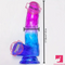 7.01in Real Silicone Soft Smooth Crystal Dildo For Anal Stimulation